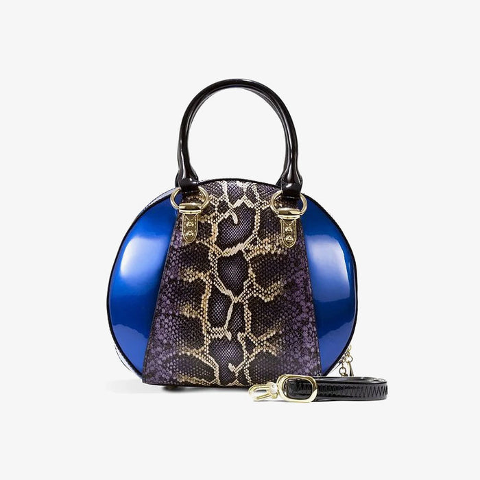 Svetlana Version 2 Python Print Leather Handbag