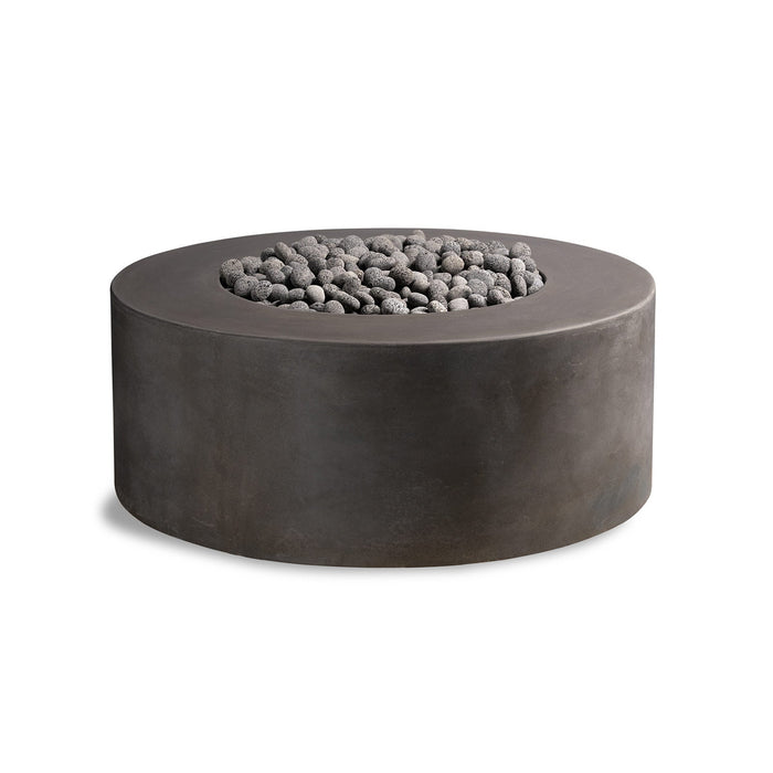 Kylindros Cylinder Concrete Fire Pit Table