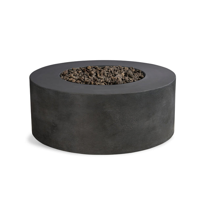 Kylindros Cylinder Concrete Fire Pit Table