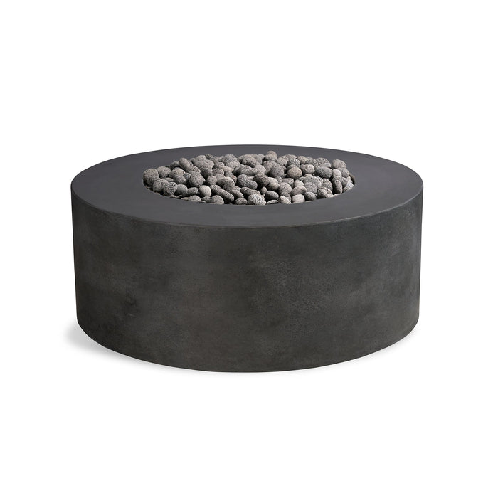 Kylindros Cylinder Concrete Fire Pit Table