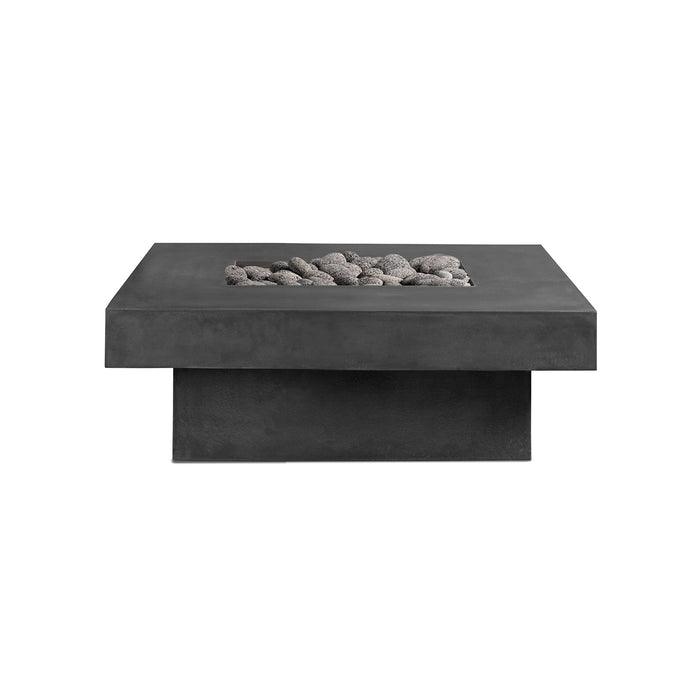 Platz Square Concrete Fire Pit Table