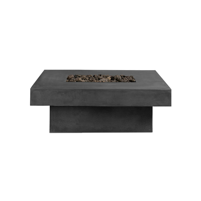 Platz Square Concrete Fire Pit Table