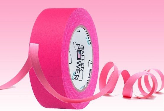 Gaffer Tape, 2 Inch x 30 Yards - Fluorescent Pink