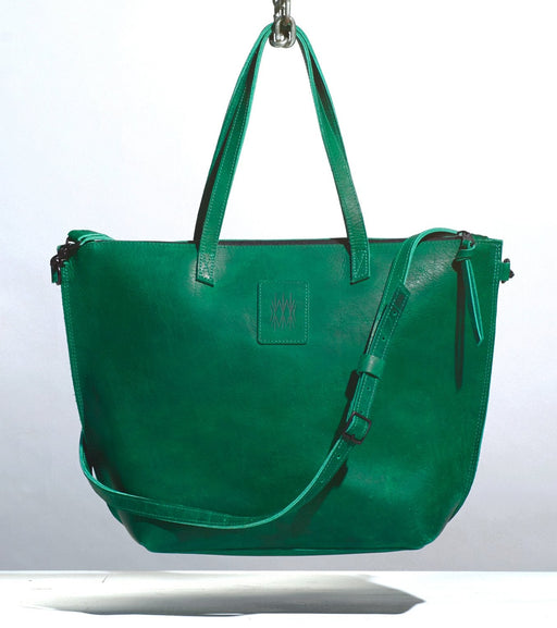 High St. Tote Green Front View