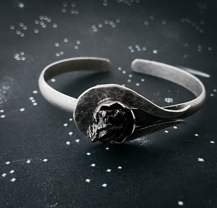 Comet Meteorite Cuff Bracelet