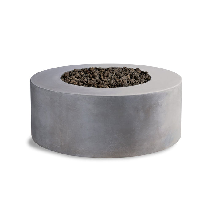 Kylindros Cylinder Concrete Fire Pit Table