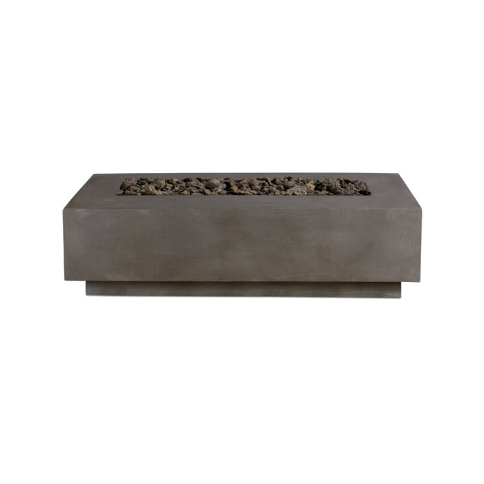 Lineal Rectangular Concrete Fire Table