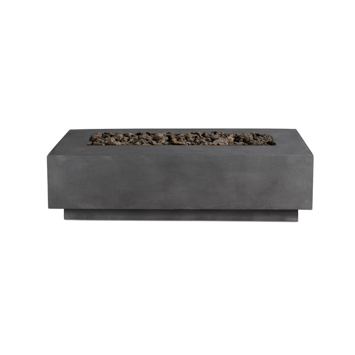 Lineal Rectangular Concrete Fire Table