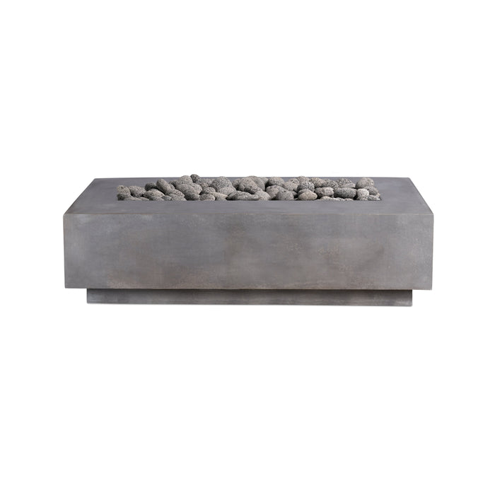 Lineal Rectangular Concrete Fire Table