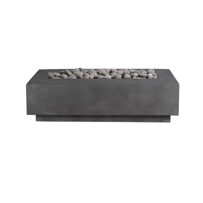 Lineal Rectangular Concrete Fire Table