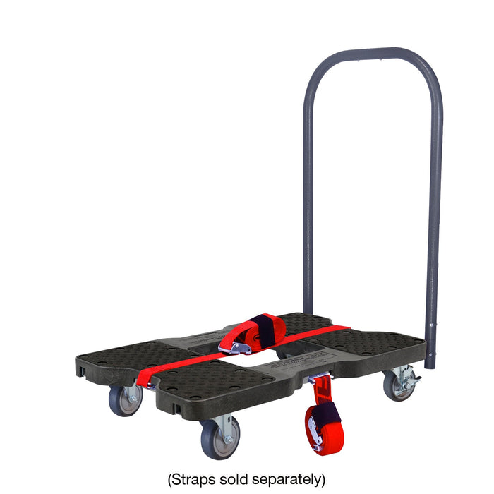 SNAP-LOC 1,200 lb General Purpose E-Track Push Cart Dolly Black