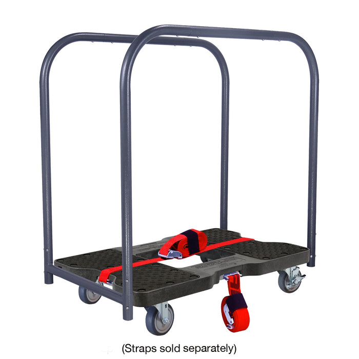 SNAP-LOC 1,200 lb General Purpose E-Track Panel Cart Dolly Black