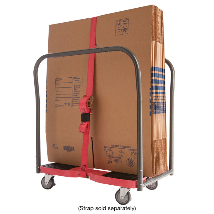 SNAP-LOC 1,200 lb General Purpose E-Track Panel Cart Dolly Red