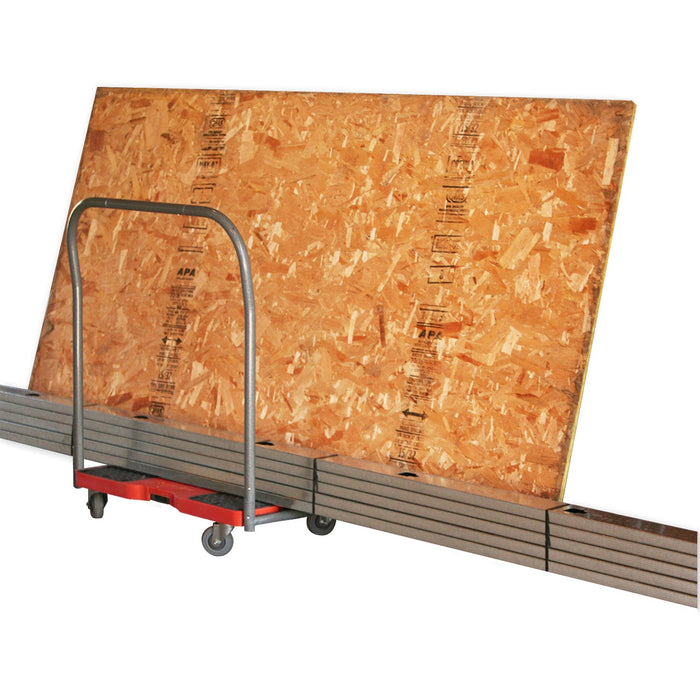 SNAP-LOC 1,200 lb General Purpose E-Track Panel Cart Dolly Red