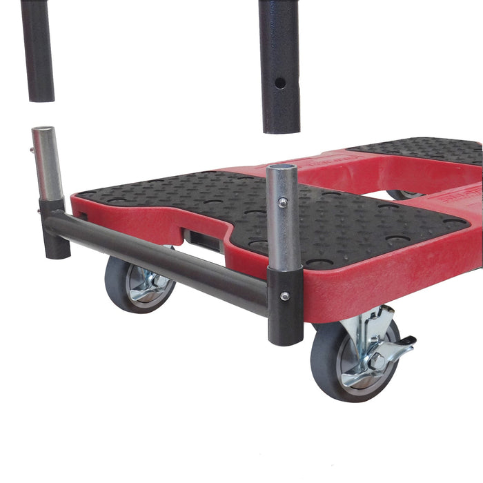 SNAP-LOC 1,200 lb General Purpose E-Track Panel Cart Dolly Red