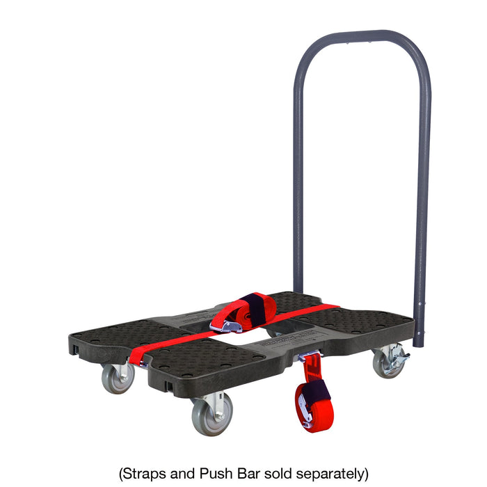 SNAP-LOC 1,500 lb Industrial Strength E-Track Dolly Black