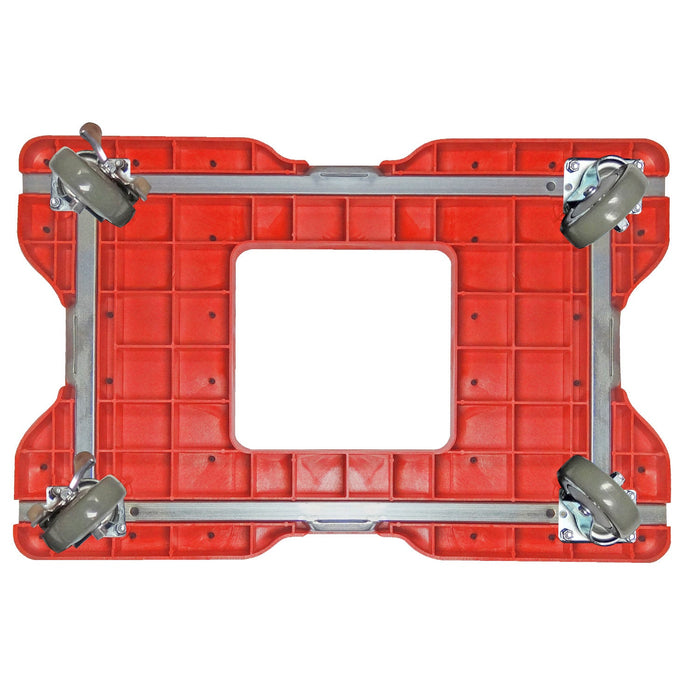 SNAP-LOC 1,500 lb Industrial Strength E-Track Dolly Red