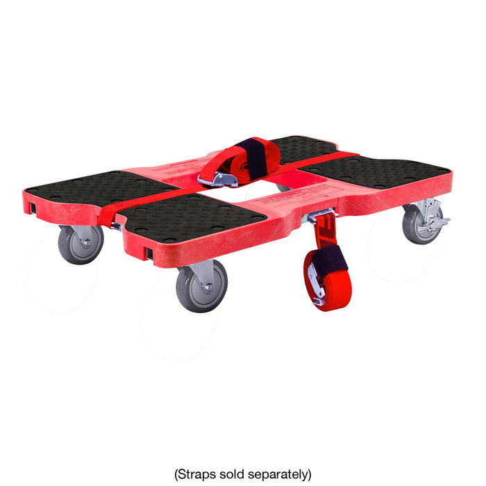 SNAP-LOC 1,500 lb Industrial Strength E-Track Dolly Red