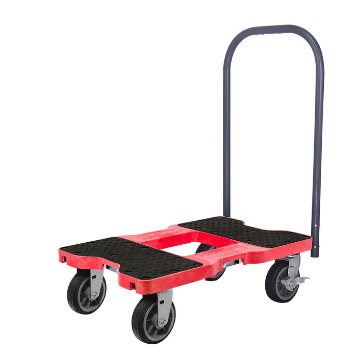 SNAP-LOC 1,500 lb All-Terrain E-Track Push Cart Dolly Red