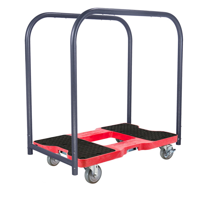 SNAP-LOC 1,500 lb Industrial Strength E-Track Panel Cart Dolly Red