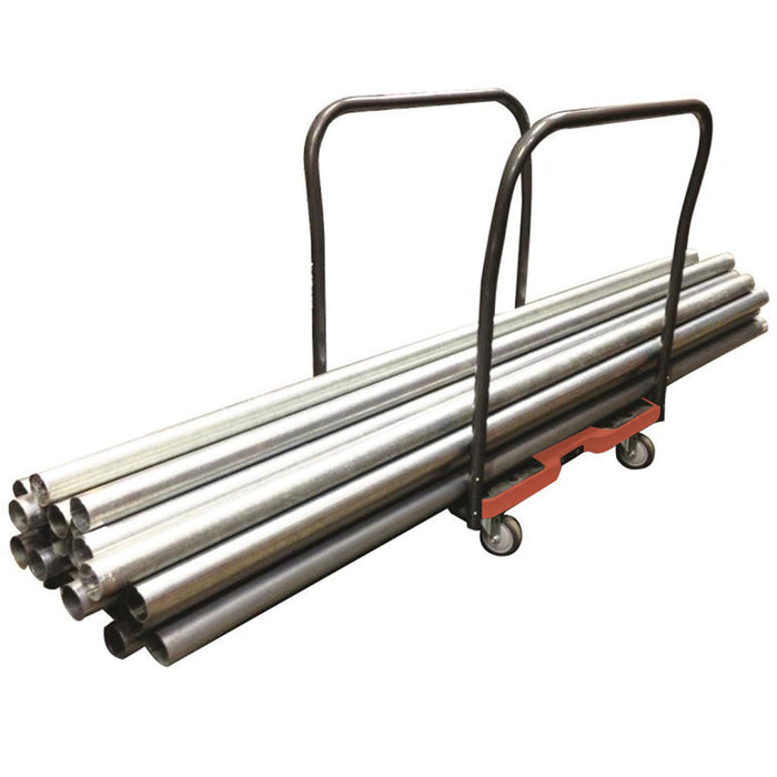 SNAP-LOC 1,500 lb Industrial Strength E-Track Panel Cart Dolly Red