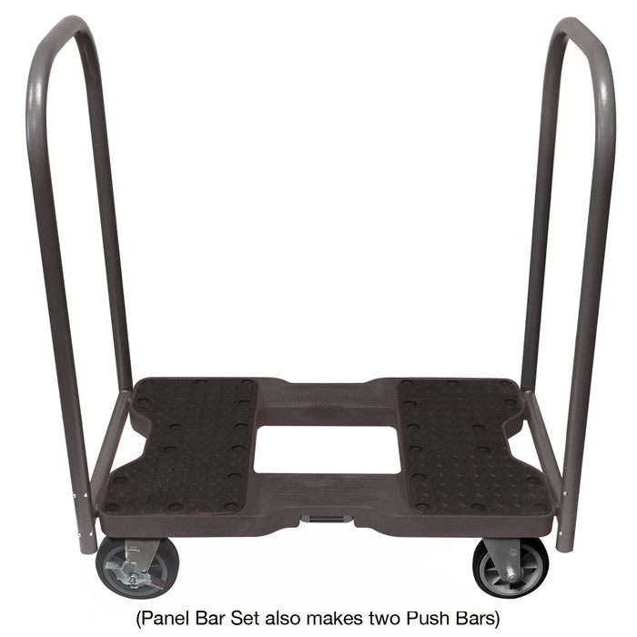 SNAP-LOC 1,500 lb All-Terrain E-Track Panel Cart Dolly Black