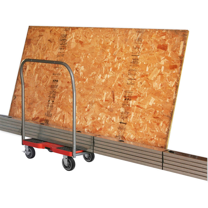 SNAP-LOC 1,500 lb All-Terrain E-Track Panel Cart Dolly Red