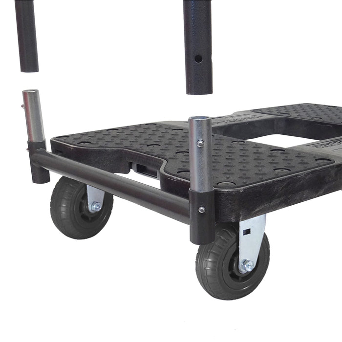 SNAP-LOC 1,600 lb Extreme-Duty Black-Ops E-Track Push Cart Dolly