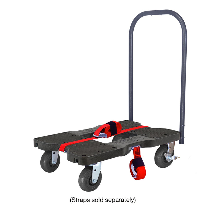 SNAP-LOC 1,600 lb Extreme-Duty Black-Ops E-Track Push Cart Dolly