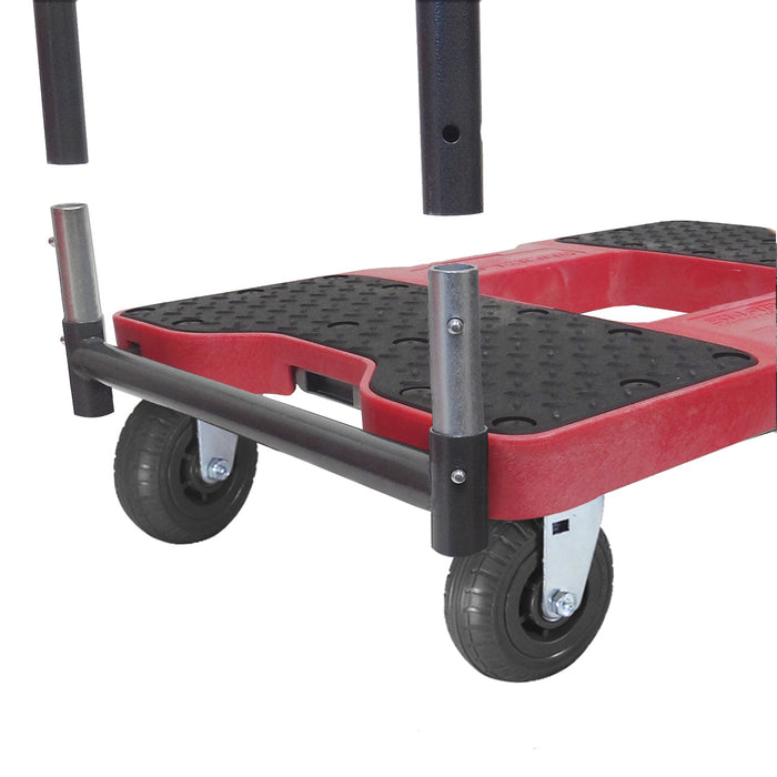 SNAP-LOC 1,600 lb Extreme-Duty E-Track Panel Cart Dolly Red