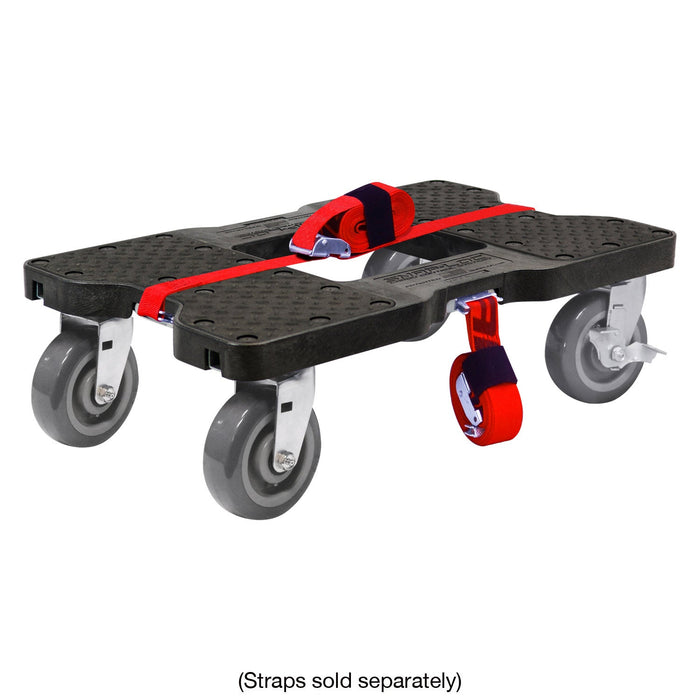 SNAP-LOC 1,800 lb Super-Duty E-Track Dolly Black