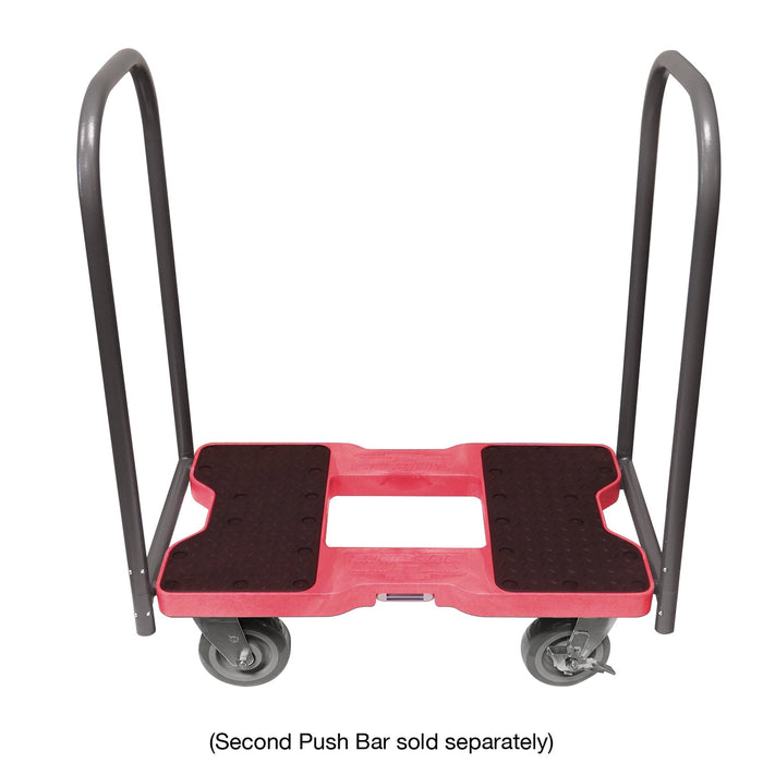 SNAP-LOC 1,800 lb Super-Duty E-Track Push Cart Dolly Red