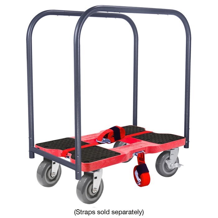 SNAP-LOC 1,800 lb Super-Duty E-Track Panel Cart Dolly Red