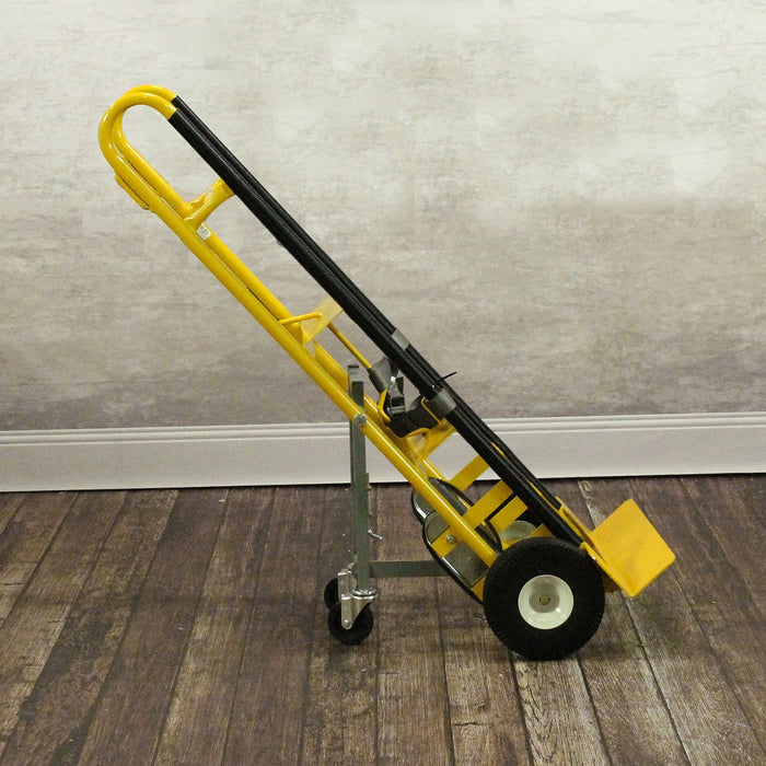 SNAP-LOC 500 lb Capacity 4 Wheel Appliance E-Track Hand Truck Cart with Cinch