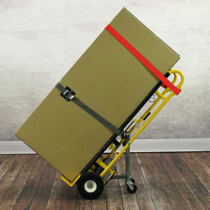 SNAP-LOC 500 lb Capacity 4 Wheel Appliance E-Track Hand Truck Cart with Cinch