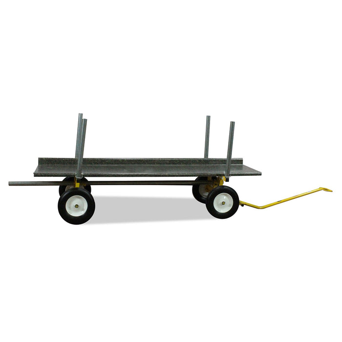 SNAP-LOC 2,000 lb Capacity All-Terrain 4 Wheel Lumber and Pipe Cart