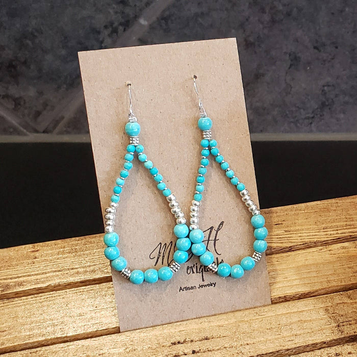 Josephine Turquoise Teardrop Earrings