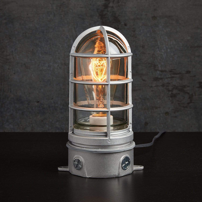 Raw Industrial Table Lamp - The Mythic Cage