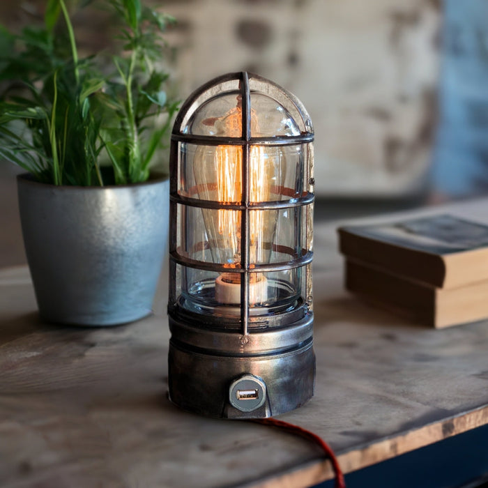 Vintage Industrial Lamp - The Iron Cage