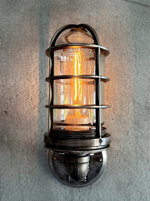 Old-Fashioned Metal Cage Sconce - The Harold