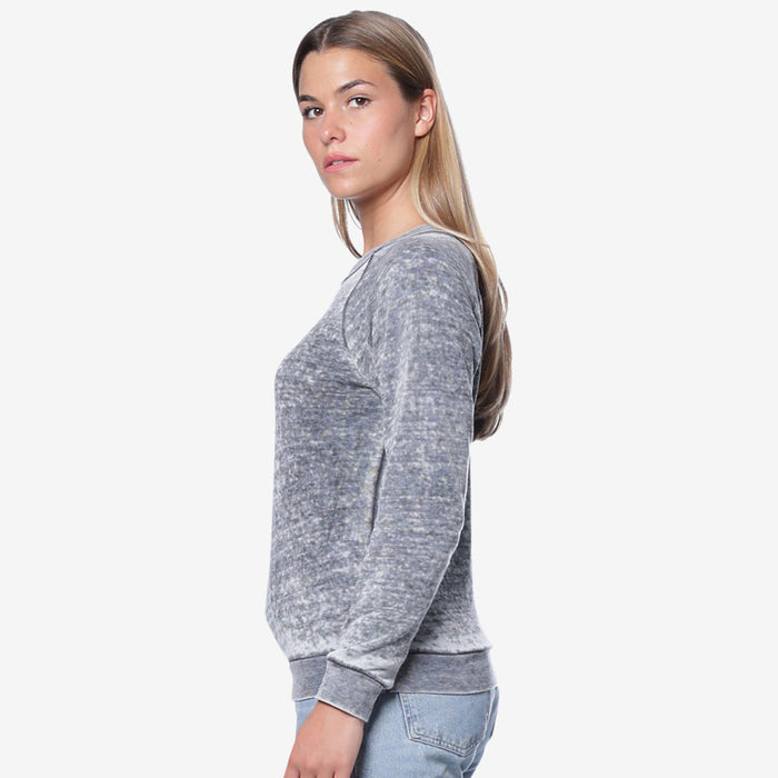 Burnout Fleece Raglan Pullover