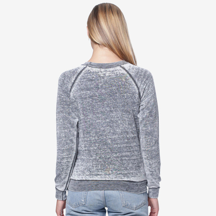 Burnout Fleece Raglan Pullover