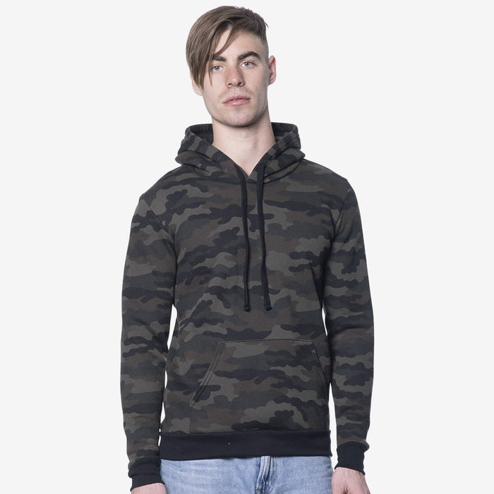 Camo Fleece Pullover Hoodie