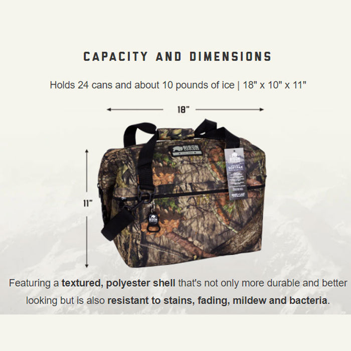 24 Can Mossy Oak Camo Softpak Cooler