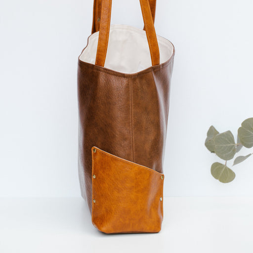 OVERCOMER tote bag | CHESTNUT Made in USA