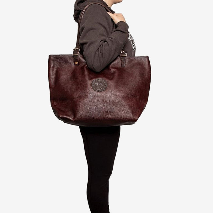 Leather Market Tote