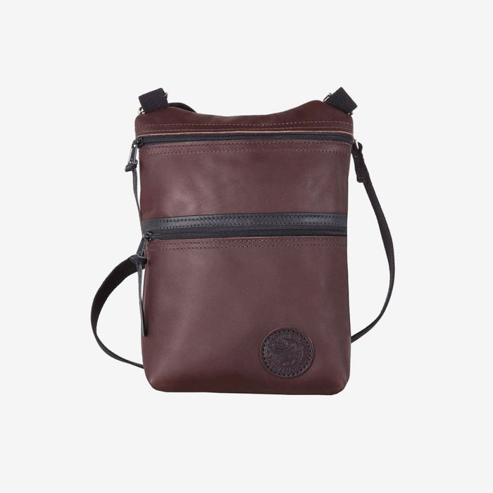 Leather Traverse Crossbody Bag