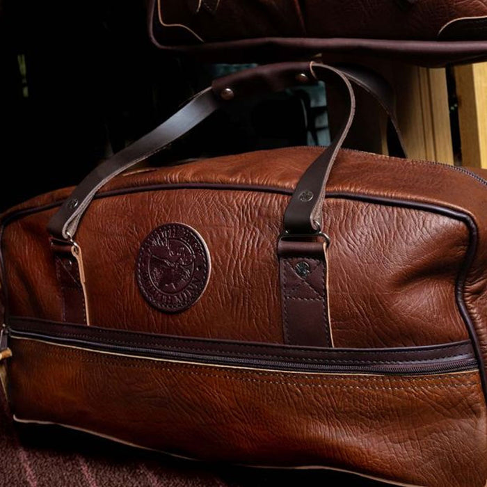 Bison Leather Weekender Duffel