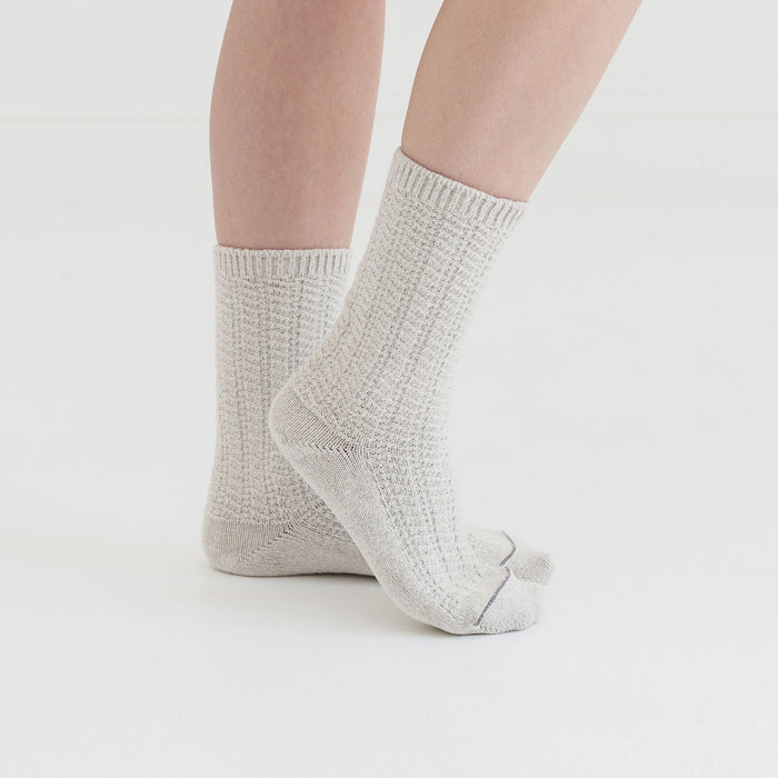 Plush Crew Socks (Natural)