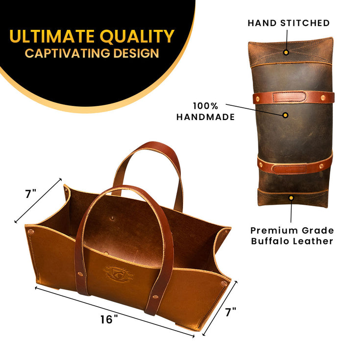 Leather Tool Bag Deluxe Tote